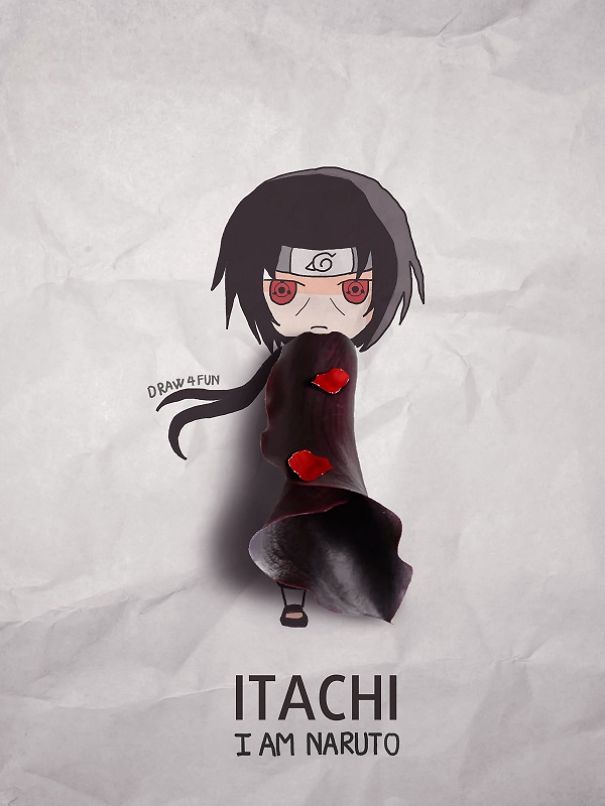 I Create Naruto Illustrations Using Everyday Objects I Create Naruto Illustrations Using Everyday Objects