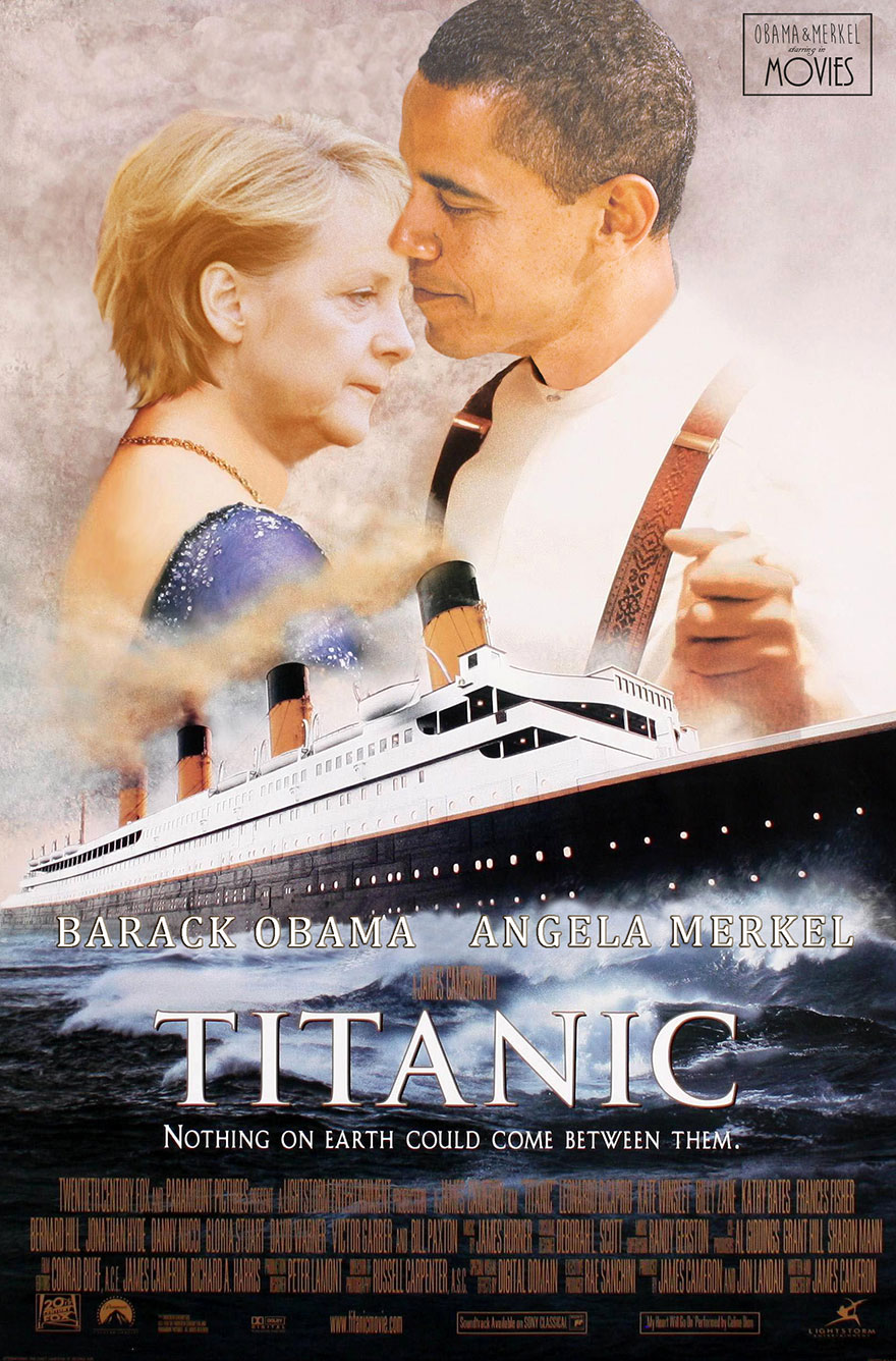 Obama, Merkel, And Putin As Leading Actors In Famous Movies