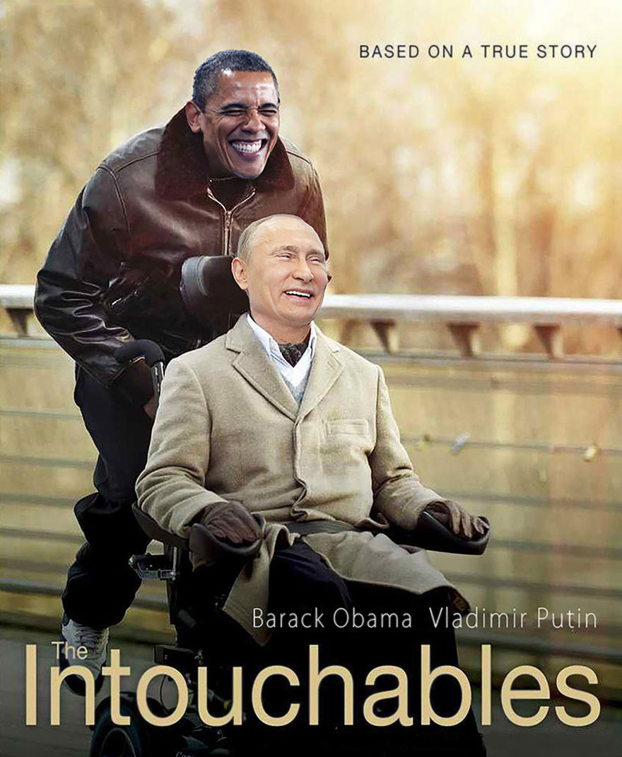 Obama, Merkel, And Putin As Leading Actors In Famous Movies