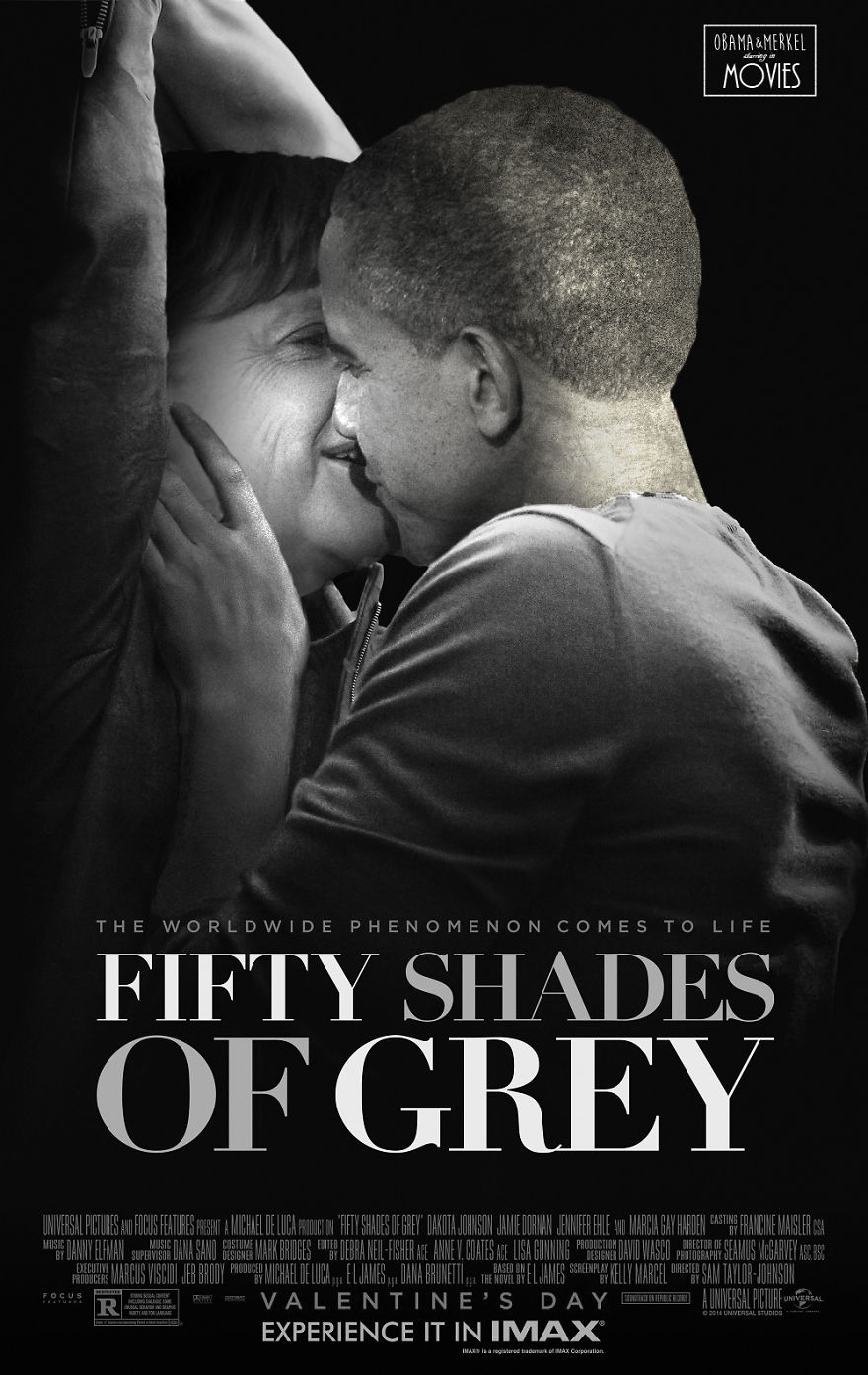 Obama, Merkel, And Putin As Leading Actors In Famous Movies