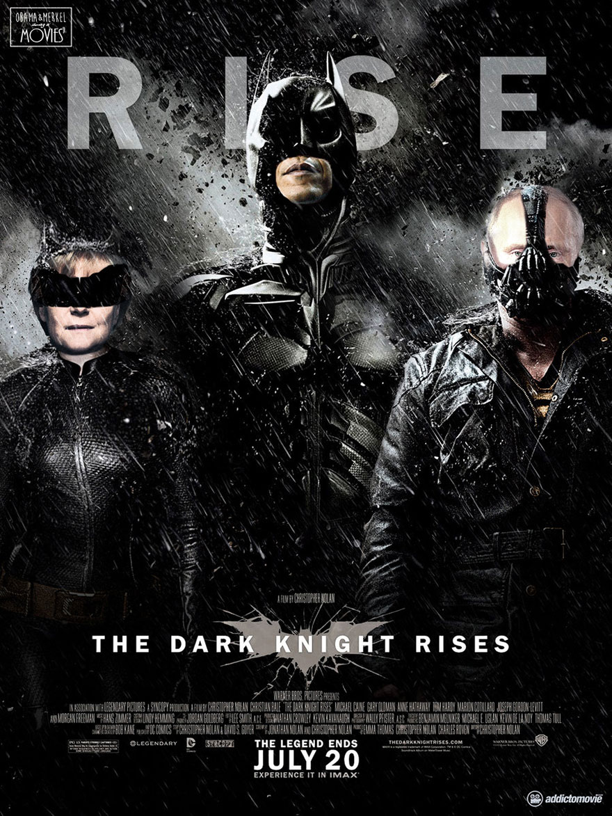 Obama, Merkel, And Putin As Leading Actors In Famous Movies