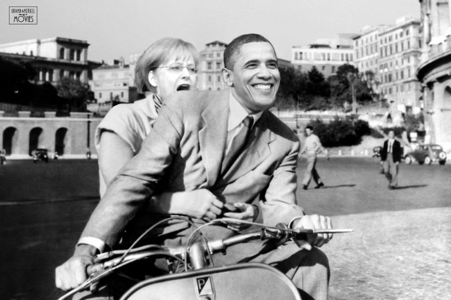 Obama, Merkel, And Putin As Leading Actors In Famous Movies