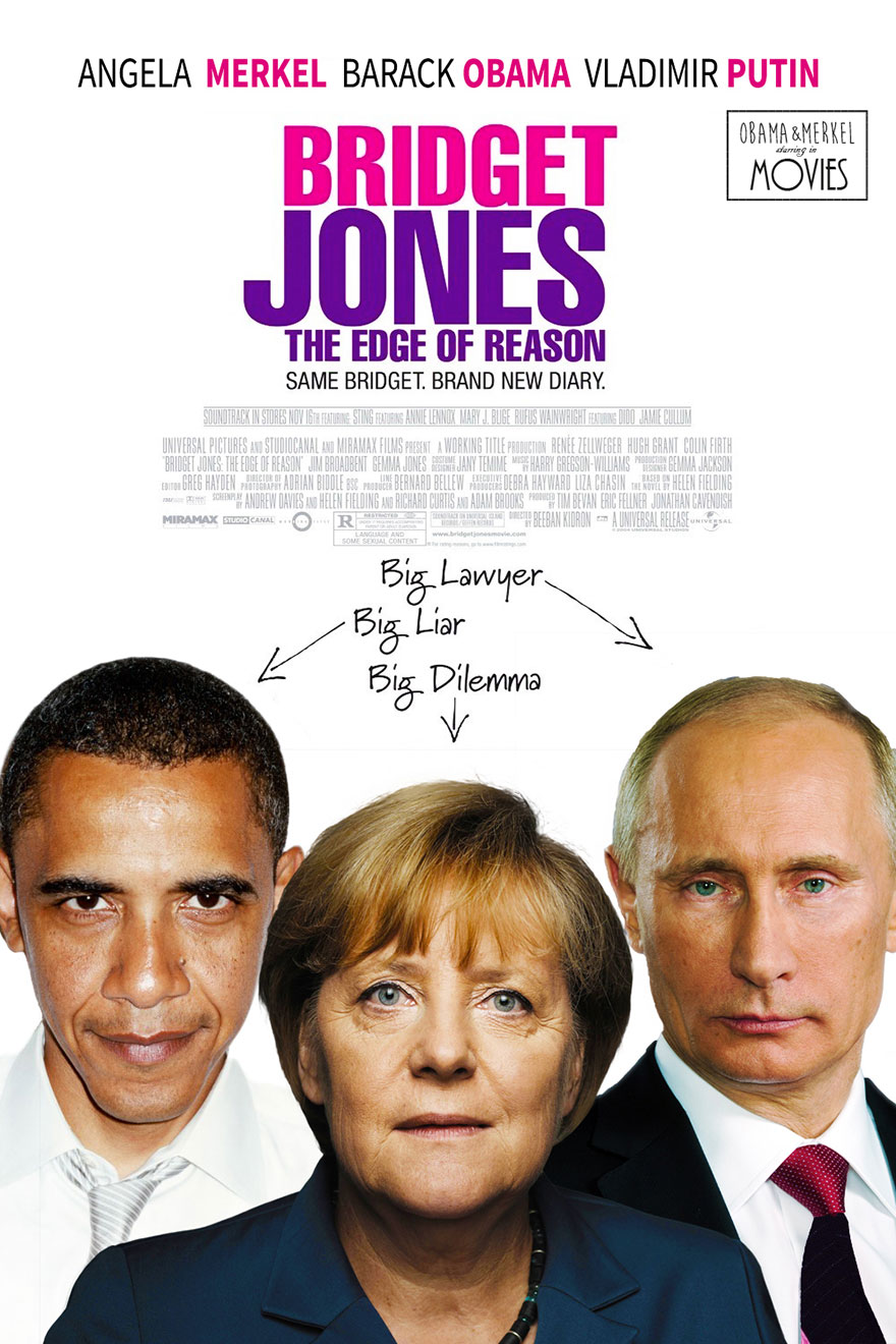 Obama, Merkel, And Putin As Leading Actors In Famous Movies