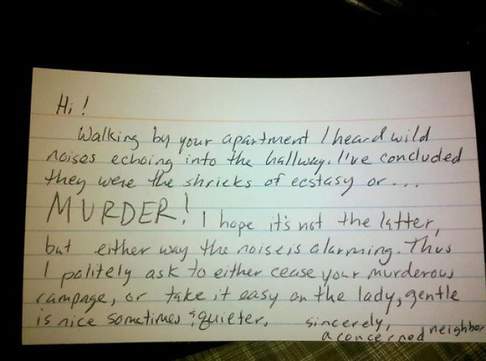 63 Neighbourly Notes You Wouldn’t Want To Find On Your Doorstep 63 Neighbourly Notes You Wouldn’t Want To Find On Your Doorstep
