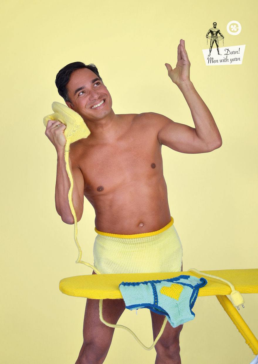 We Made A Sexy Men &#038; Yarn Calendar In Response To Pinup Girls (Part 2)
