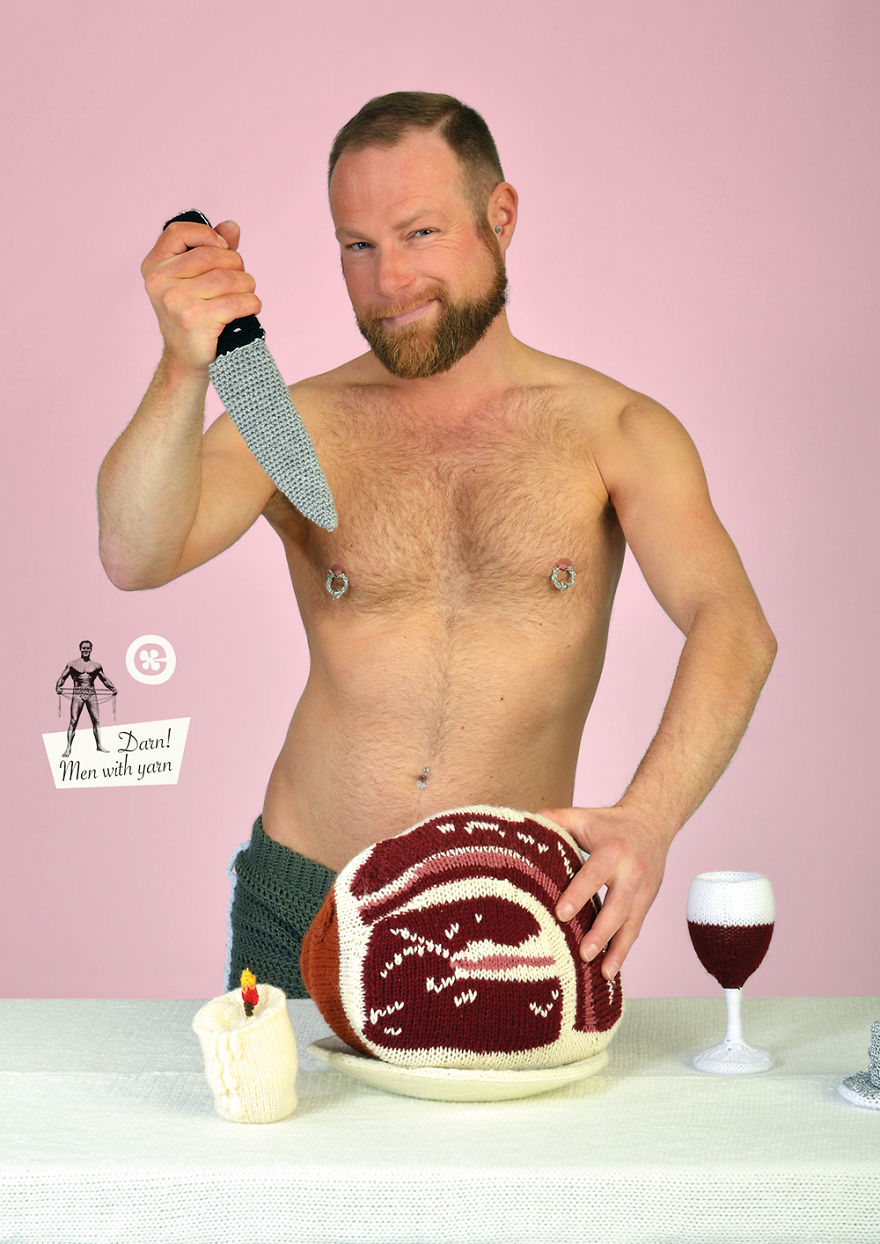 We Made A Sexy Men &#038; Yarn Calendar In Response To Pinup Girls (Part 2)