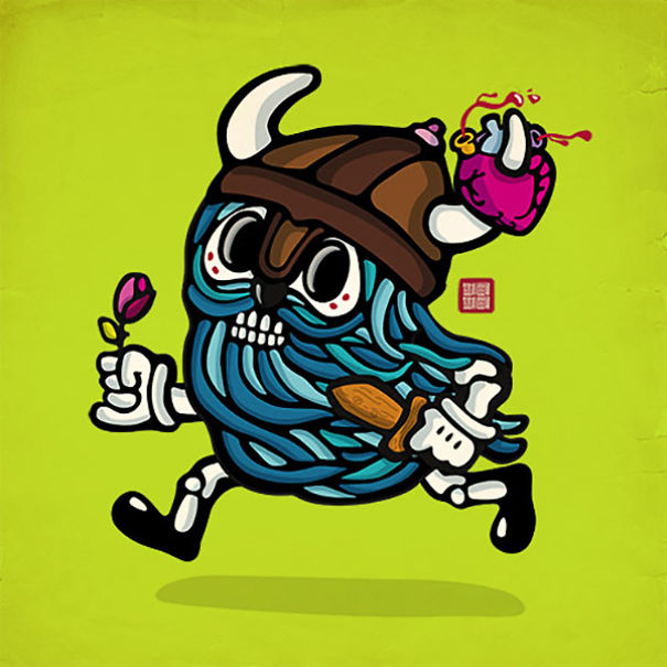 D&iacute;a De Muertos: My Fun Skull Illustrations