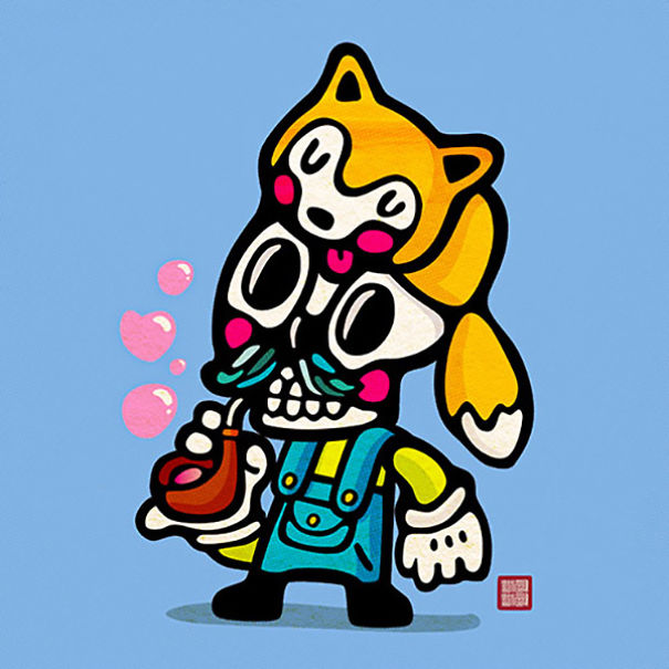 D&iacute;a De Muertos: My Fun Skull Illustrations