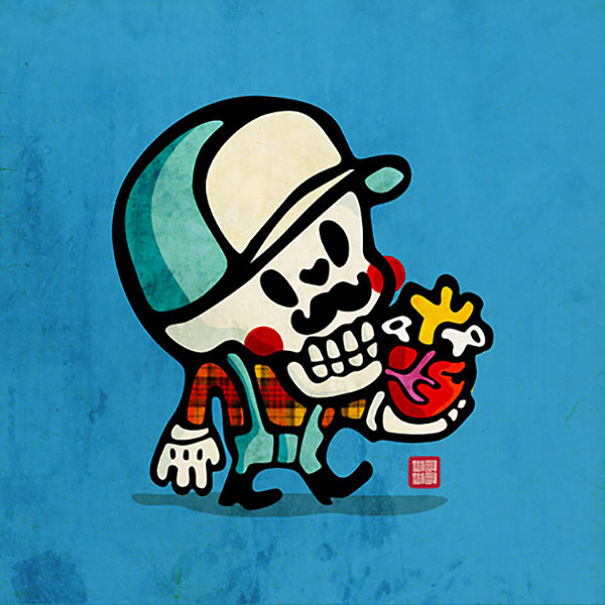 D&iacute;a De Muertos: My Fun Skull Illustrations