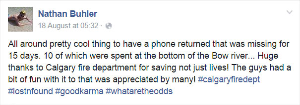 Guy Lost His Phone In River, But Then The Device Started Posting Pics To Facebook Guy Lost His Phone In River, But Then The Device Started Posting Pics To Facebook