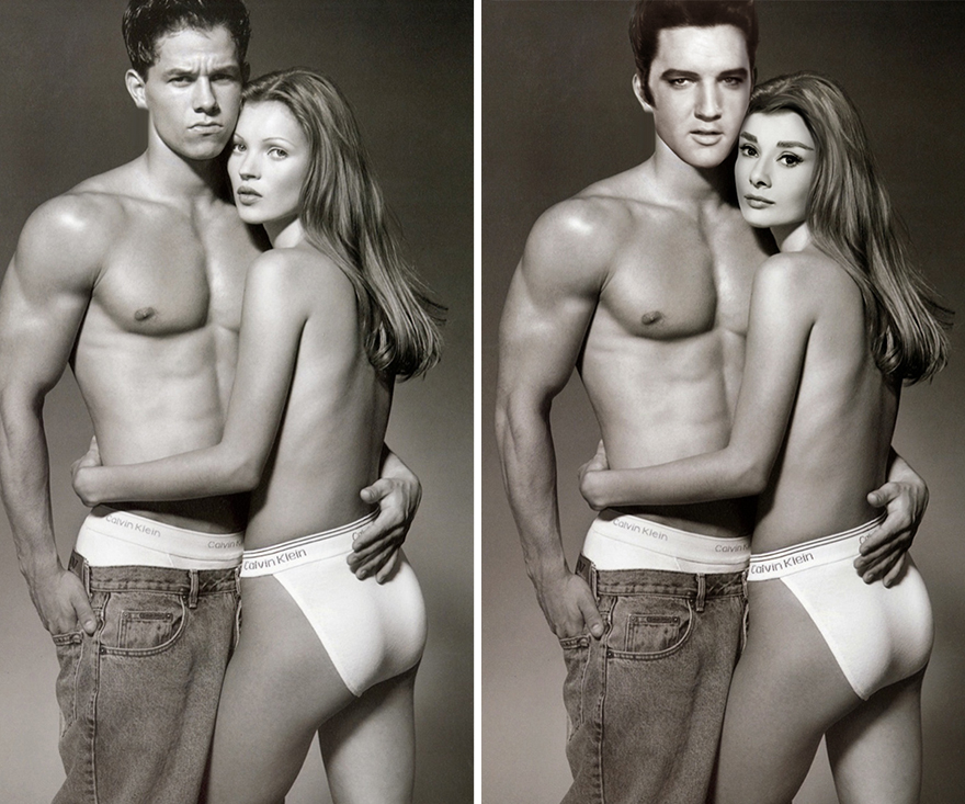 What If Pop Stars From The Past Posed For Modern Brands