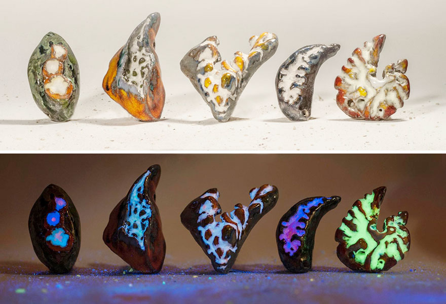 Glowing-In-Dark Ceramics Created By Hungarian Artist Bogi Fabian Glowing-In-Dark Ceramics Created By Hungarian Artist Bogi Fabian