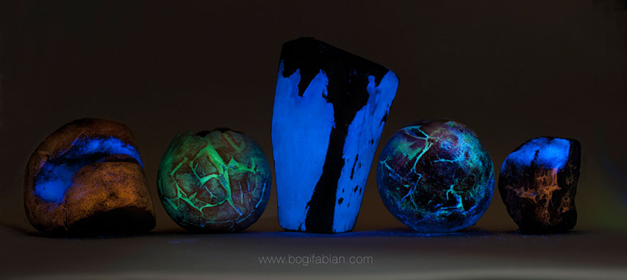 Glowing-In-Dark Ceramics Created By Hungarian Artist Bogi Fabian Glowing-In-Dark Ceramics Created By Hungarian Artist Bogi Fabian