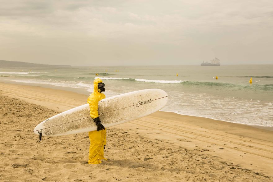 Hazmat Surfing: My Photos Predict A Poisonous, Dark Future For Our Oceans Hazmat Surfing: My Photos Predict A Poisonous, Dark Future For Our Oceans