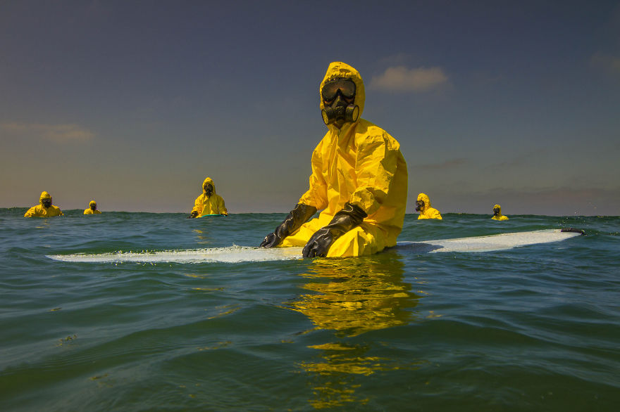 Hazmat Surfing: My Photos Predict A Poisonous, Dark Future For Our Oceans Hazmat Surfing: My Photos Predict A Poisonous, Dark Future For Our Oceans