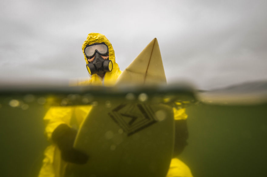 Hazmat Surfing: My Photos Predict A Poisonous, Dark Future For Our Oceans Hazmat Surfing: My Photos Predict A Poisonous, Dark Future For Our Oceans