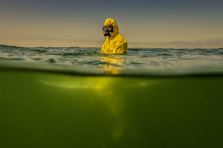 Hazmat Surfing: My Photos Predict A Poisonous, Dark Future For Our Oceans Hazmat Surfing: My Photos Predict A Poisonous, Dark Future For Our Oceans