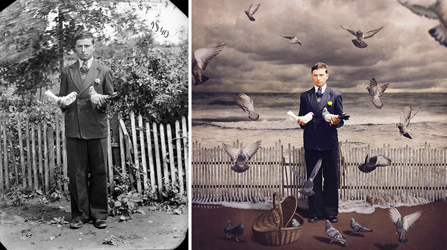 Historic Glass-Plate Photos From Romania Restored And Turned Into Colorful Art (Part 2)