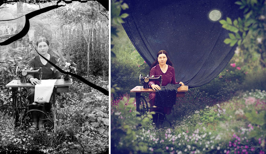 Historic Glass-Plate Photos From Romania Restored And Turned Into Colorful Art (Part 2)