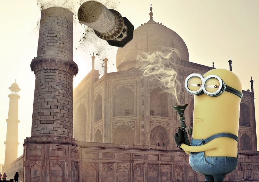 Minions Taking Over Famous Places All Around The World Minions Taking Over Famous Places All Around The World