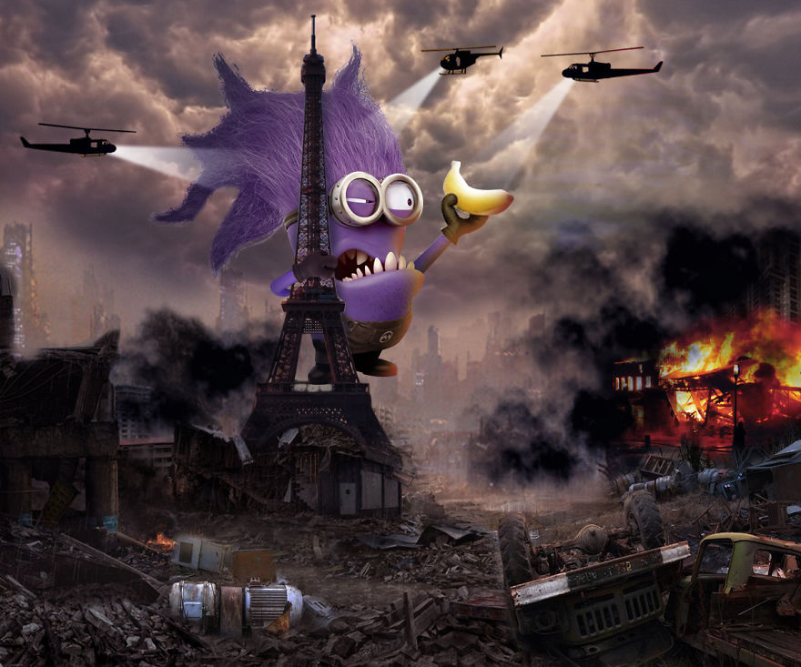 Minions Taking Over Famous Places All Around The World Minions Taking Over Famous Places All Around The World