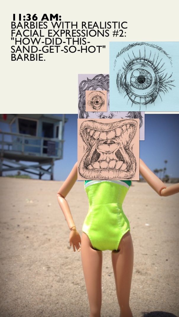 My Phone Series Shows Barbies With Their Real Expressions My Phone Series Shows Barbies With Their Real Expressions