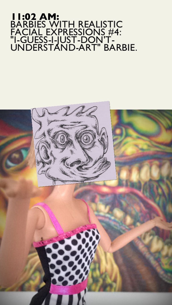 My Phone Series Shows Barbies With Their Real Expressions My Phone Series Shows Barbies With Their Real Expressions