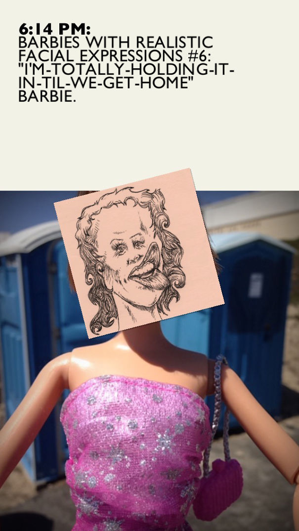 My Phone Series Shows Barbies With Their Real Expressions My Phone Series Shows Barbies With Their Real Expressions