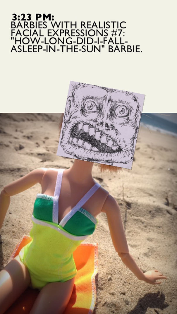 My Phone Series Shows Barbies With Their Real Expressions My Phone Series Shows Barbies With Their Real Expressions