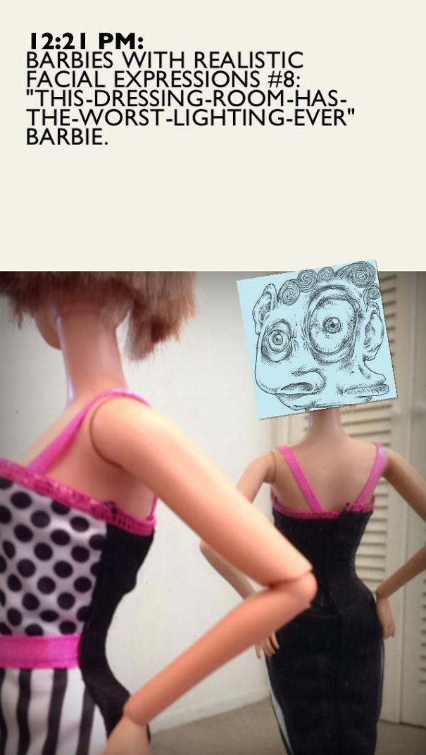 My Phone Series Shows Barbies With Their Real Expressions My Phone Series Shows Barbies With Their Real Expressions