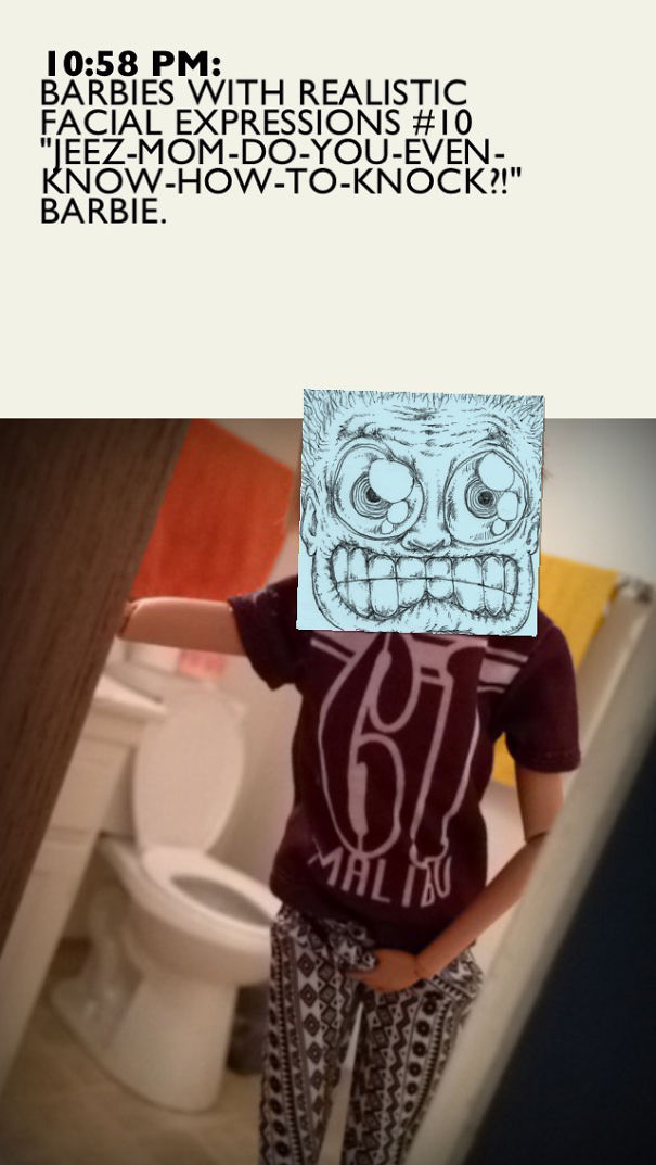 My Phone Series Shows Barbies With Their Real Expressions My Phone Series Shows Barbies With Their Real Expressions