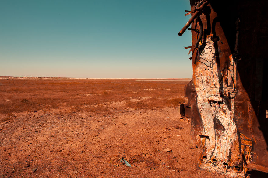 Eerie Ship Graveyards In The Aral Sea Eerie Ship Graveyards In The Aral Sea