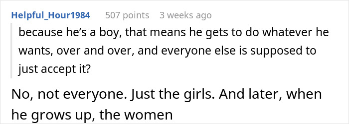 Mom Refuses To Discipline Son For Bullying A Girl At The Playground, Blames It On His Gender Instead Mom Refuses To Discipline Son For Bullying A Girl At The Playground, Blames It On His Gender Instead