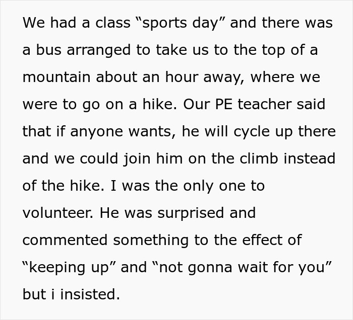 Cocky PE Teacher Mocks “Weak” Student, Ends Up Gasping For Air As Teen Smokes Him On A Bike Ride