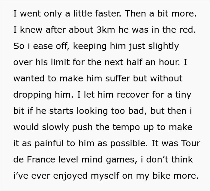 Cocky PE Teacher Mocks “Weak” Student, Ends Up Gasping For Air As Teen Smokes Him On A Bike Ride