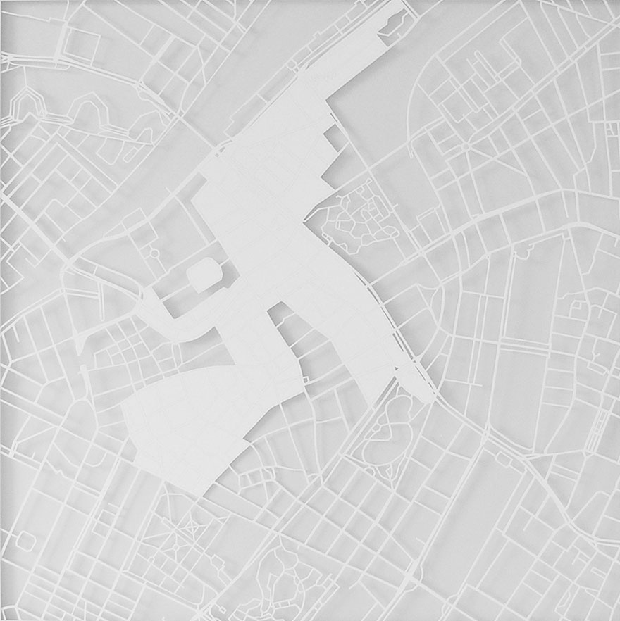 Lithuanian Artist Makes Incredibly Detailed Paper Cuts Of City Maps Lithuanian Artist Makes Incredibly Detailed Paper Cuts Of City Maps