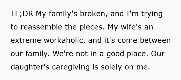 &#8220;I Feel Like A Single Parent&#8221;: Wife Ignores 10YO, Man Is Hurt How She Prioritizes Work Over Family