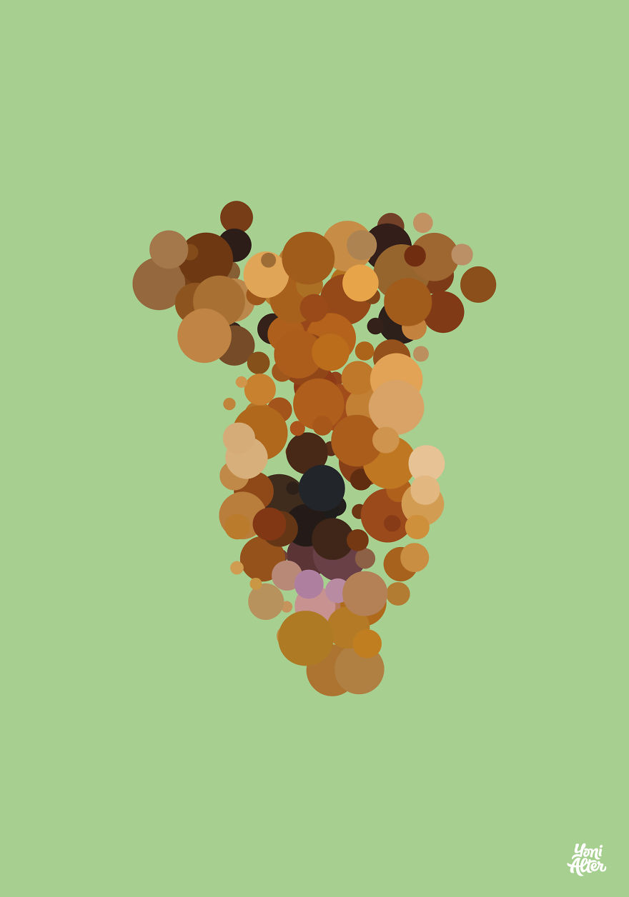 I Create Dot Portraits Of Dogs That Can Only Be Seen From The Distance I Create Dot Portraits Of Dogs That Can Only Be Seen From The Distance