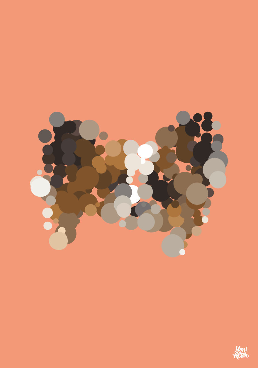 I Create Dot Portraits Of Dogs That Can Only Be Seen From The Distance I Create Dot Portraits Of Dogs That Can Only Be Seen From The Distance