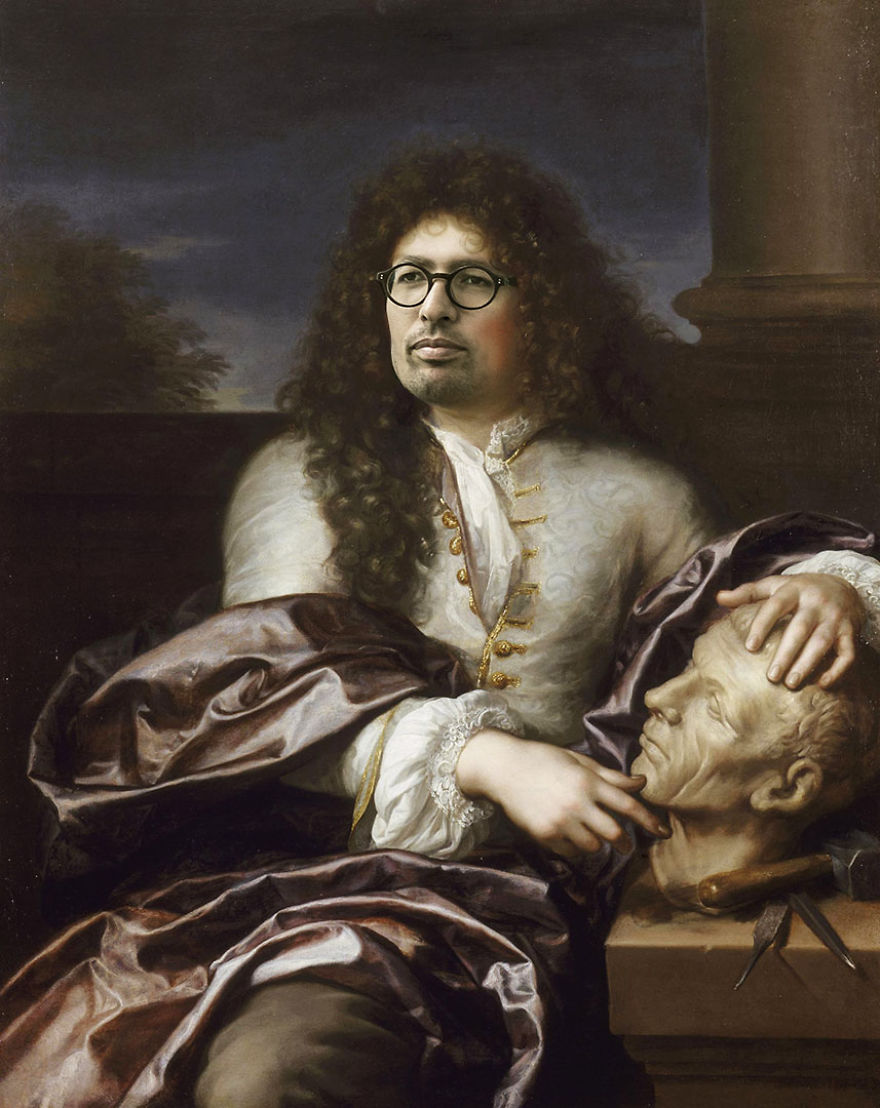 Designer Turns His Co-workers Into Famous Paintings