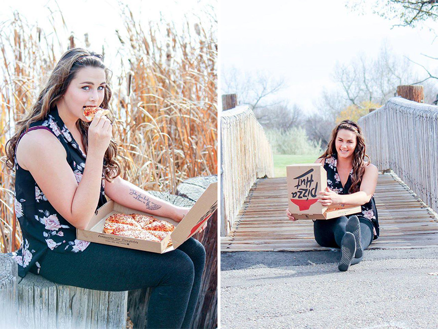 Woman Takes Engagement Photos With A Pizza To Show It&#8217;s More Reliable Than A Man