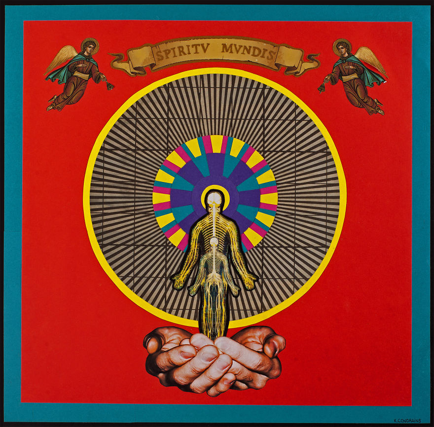 My Handmade Collages From Old Magazines And Colored Paper