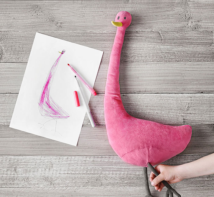 IKEA Turned Children’s Drawings Into Real Plush Toys To Raise Money For Charity