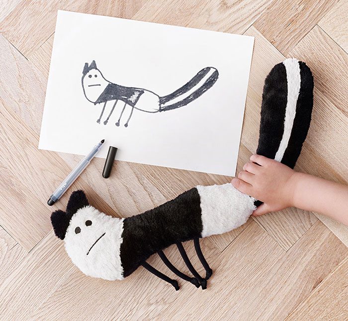 IKEA Turned Children’s Drawings Into Real Plush Toys To Raise Money For Charity