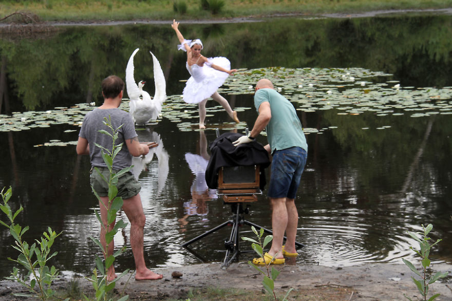 The Making Of &#8216;Swan Lake,&#8217; My Wet Plate Collodion Photo