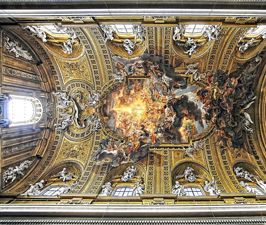 Churches Of Rome: The Beauty Of The Ceilings Of The City On Seven Hills Churches Of Rome: The Beauty Of The Ceilings Of The City On Seven Hills