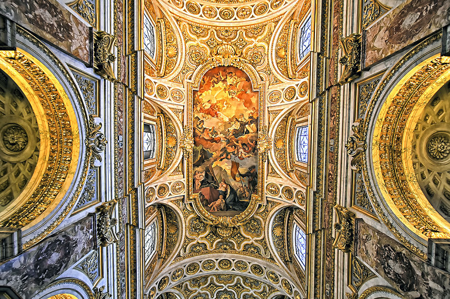 Churches Of Rome: The Beauty Of The Ceilings Of The City On Seven Hills Churches Of Rome: The Beauty Of The Ceilings Of The City On Seven Hills