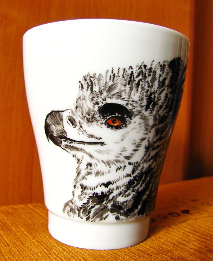 I Paint Animals On Boring Cups To Make Them Special