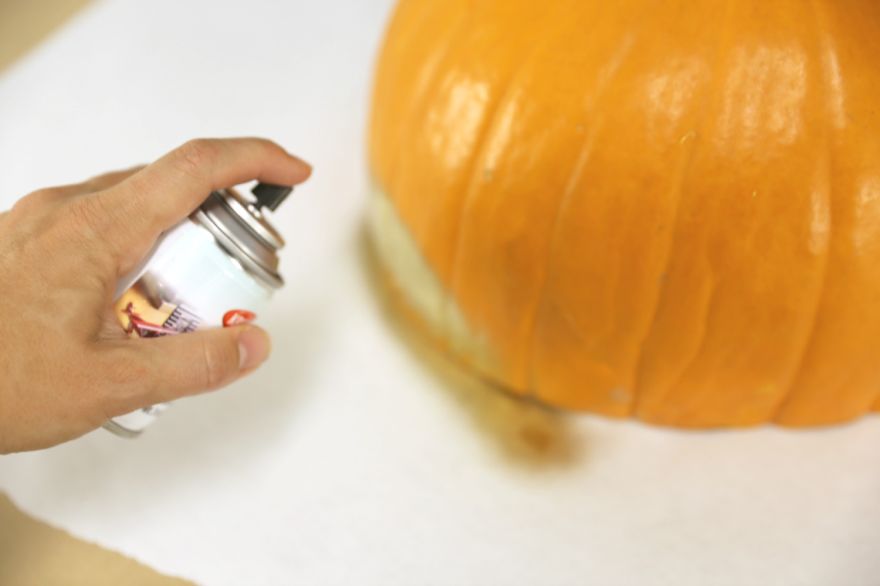 My DIY Pumpkin Drink Cooler For Halloween