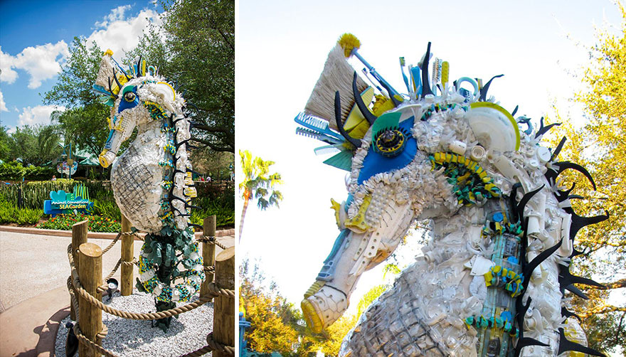 13 Giant Sculptures Made Entirely Of Beach Waste To Make You Reconsider Plastic Use 13 Giant Sculptures Made Entirely Of Beach Waste To Make You Reconsider Plastic Use